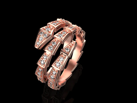 Serpenti ring model 933 3D Print Model