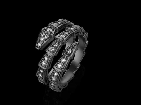 Serpenti ring model 933 3D Print Model
