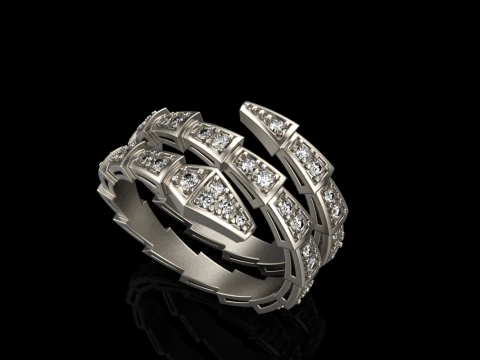 Serpenti ring model 933 3D Print Model