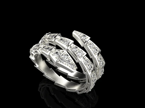Serpenti ring model 933 3D Print Model