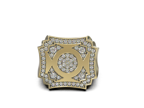 Signet ring model 931 3D Print Model