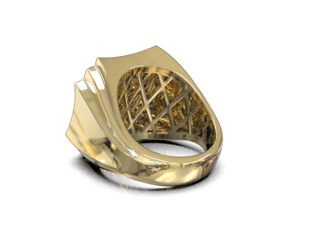 Signet ring model 931 3D प्रिंट मॉडल