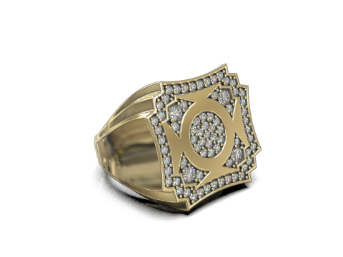 Signet ring model 931 3D प्रिंट मॉडल