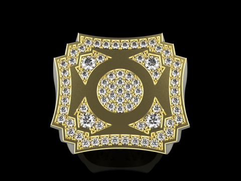 Signet ring model 931 3D प्रिंट मॉडल