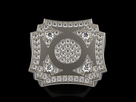 Signet ring model 931 3D प्रिंट मॉडल