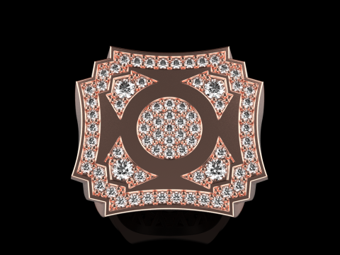 Signet ring model 931 3D प्रिंट मॉडल