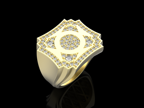 Signet ring model 931 3D प्रिंट मॉडल
