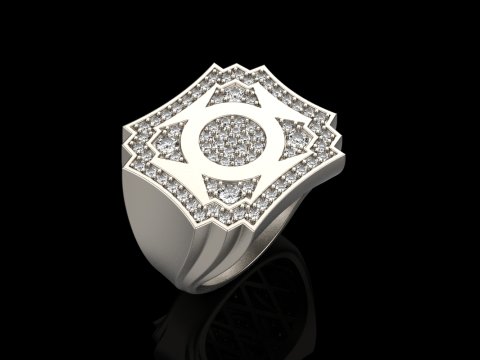 Signet ring model 931 3D प्रिंट मॉडल