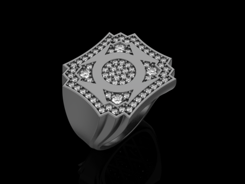 Signet ring model 931 3D प्रिंट मॉडल