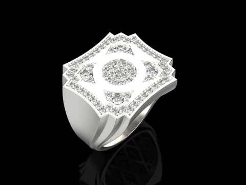 Signet ring model 931 3D प्रिंट मॉडल