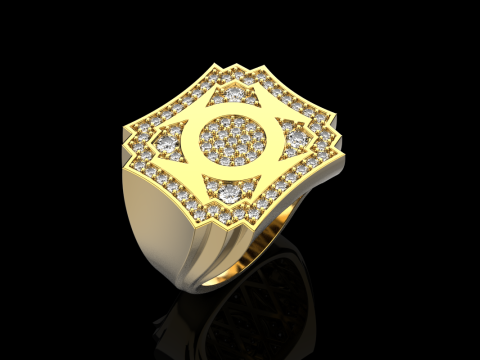 Signet ring model 931 3D प्रिंट मॉडल