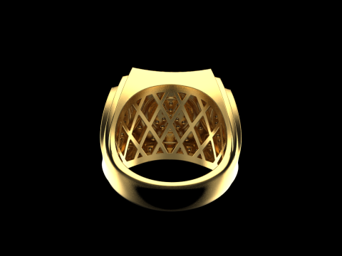 Signet ring model 931 3D प्रिंट मॉडल