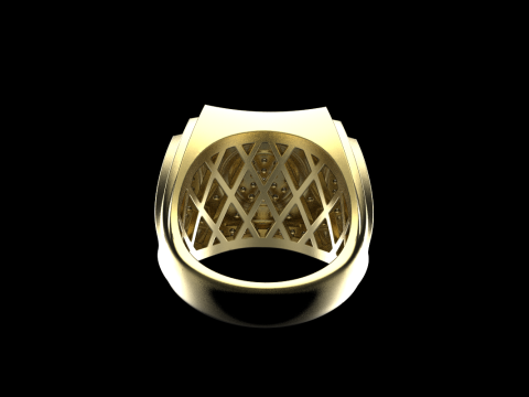 Signet ring model 931 3D प्रिंट मॉडल