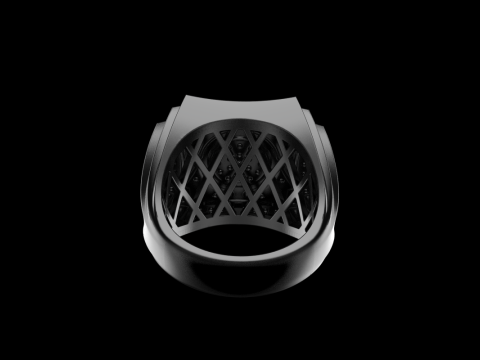 Signet ring model 931 3D प्रिंट मॉडल