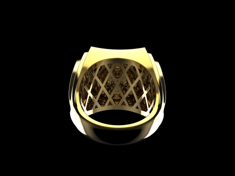 Signet ring model 931 3D प्रिंट मॉडल