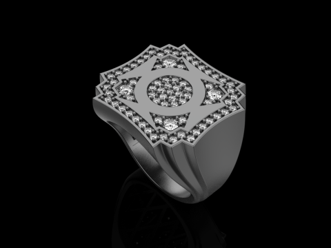 Signet ring model 931 3D प्रिंट मॉडल