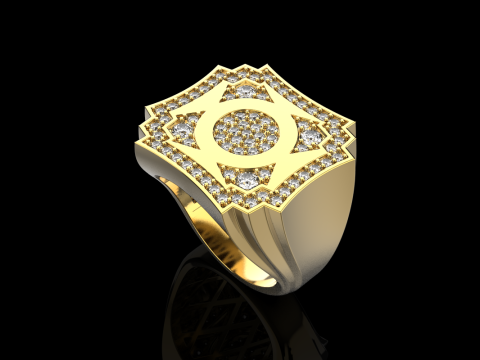 Signet ring model 931 3D प्रिंट मॉडल
