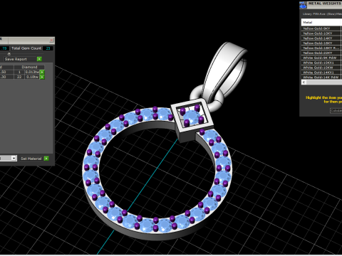 Collection earring pendant model 918 3D Принт Модель