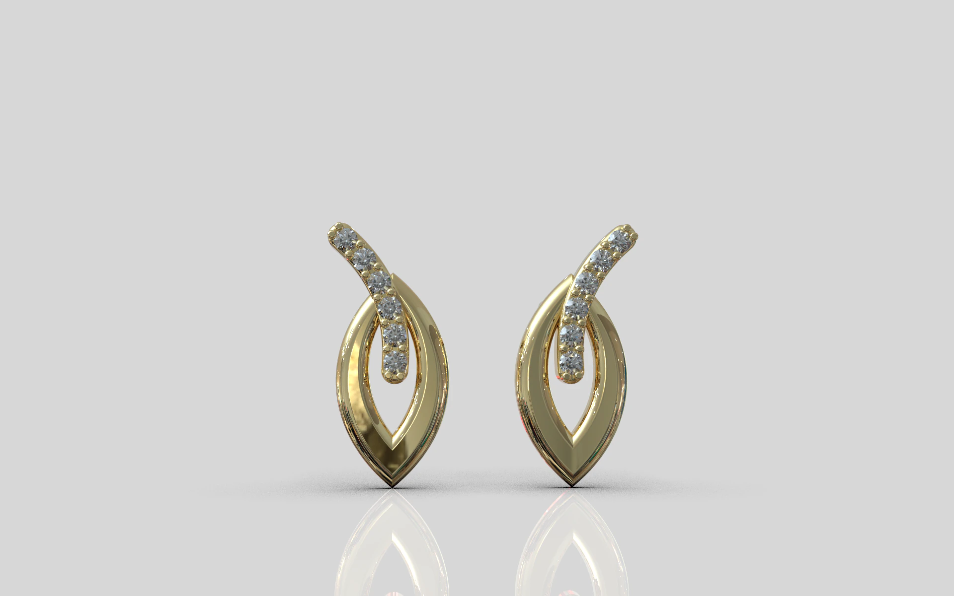 Earring model 914 3D Print Model .c4d .max .obj .3ds .fbx .stl .blend 