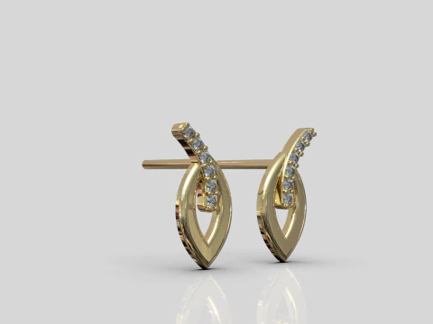 Earring model 914 3D Print Model