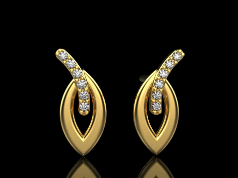 Earring model 914 3D Print Model
