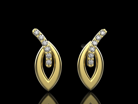 Earring model 914 Model do druku 3D