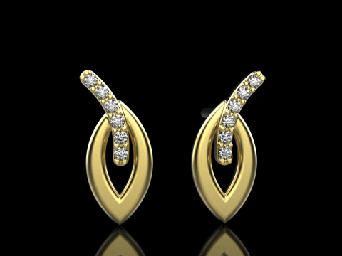 Earring model 914 3D Print Model