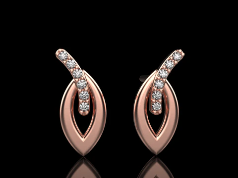 Earring model 914 3D Print Model