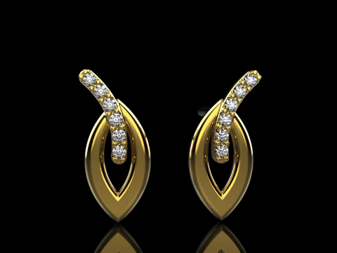 Earring model 914 3D Print Model