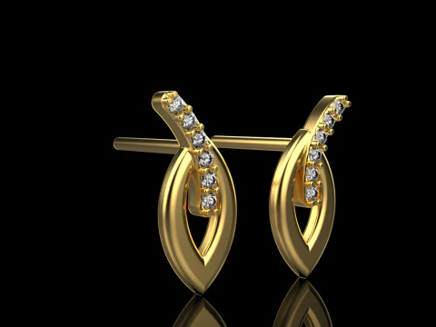 Earring model 914 3D Print Model