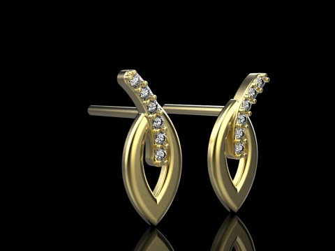 Earring model 914 Model do druku 3D