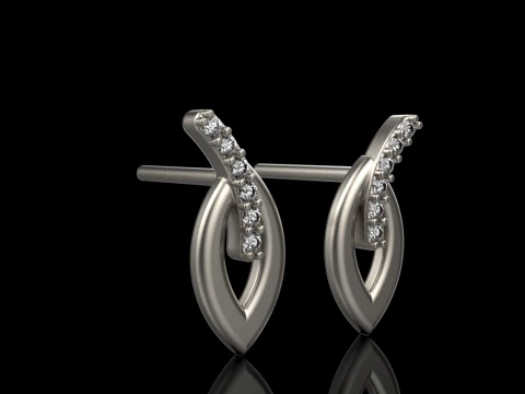 Earring model 914 3D Print Model