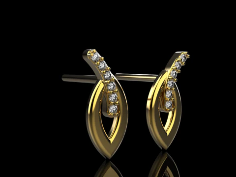 Earring model 914 3D Print Model