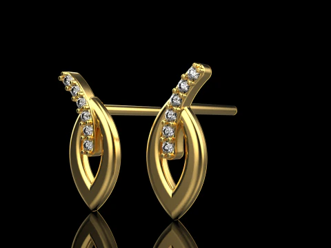 Earring model 914 3D Print Model