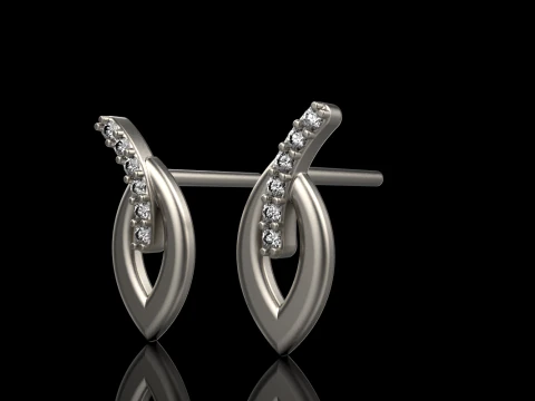 Earring model 914 3D Print Model