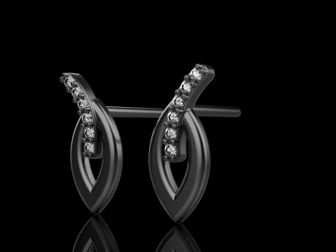 Earring model 914 3D Print Model
