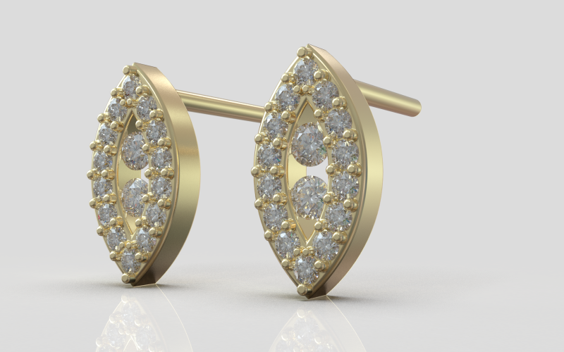 Earring mode 912 3D प्रिंट मॉडल .c4d .max .obj .3ds .fbx .stl .blend 