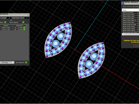 Earring mode 912 3D Print Model