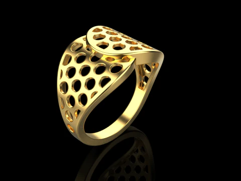 Легка каблучка модель 909 3D Принт Модель