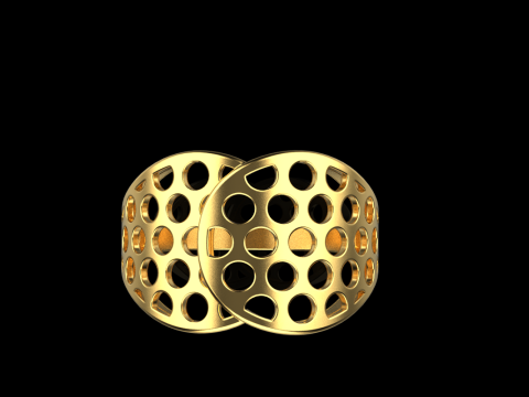 Lightweight ring model 909 3D Принт Модель
