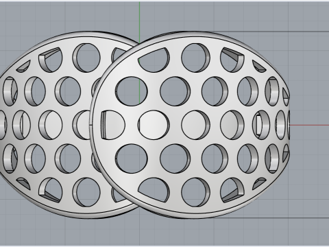 Lightweight ring model 909 3D Принт Модель