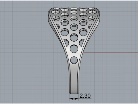 Lightweight ring model 909 3D Print Model