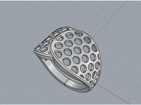 Lightweight ring model 909 3D Print Model