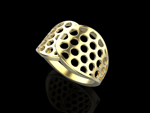 Lightweight ring model 909 3D Принт Модель