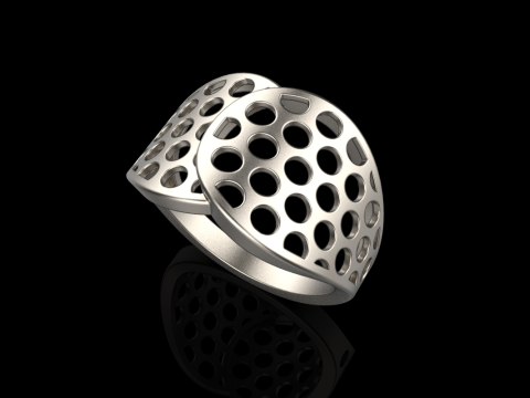 Lightweight ring model 909 3D Принт Модель