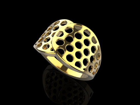 Lightweight ring model 909 3D Принт Модель