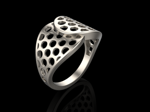 Lightweight ring model 909 3D Принт Модель