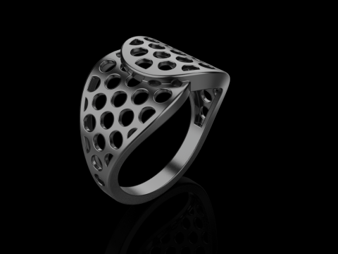Lightweight ring model 909 3D Принт Модель