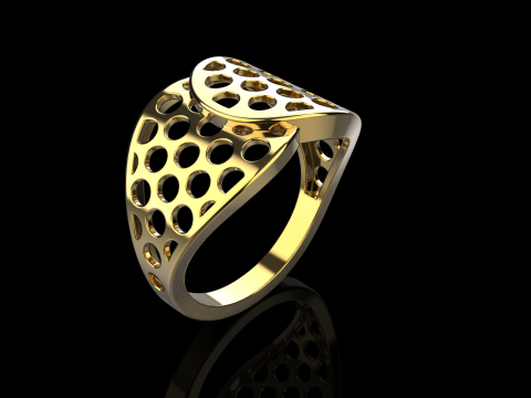 Lightweight ring model 909 3D Принт Модель