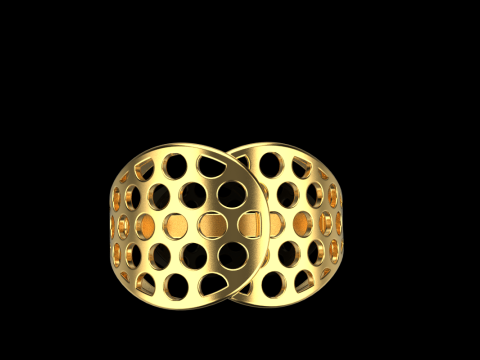Lightweight ring model 909 3D Принт Модель